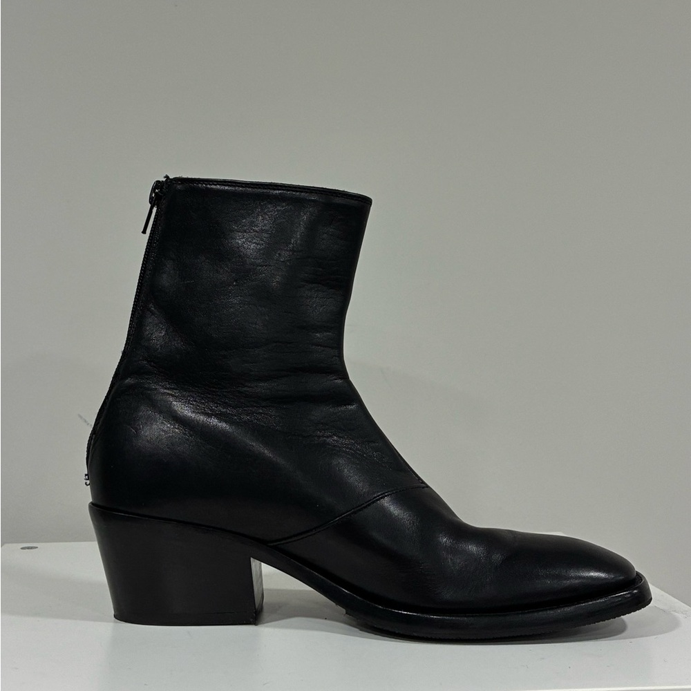Acne Studios Square Toe Leather Boot Size US 8 EU 41 - Picture 4 of 15